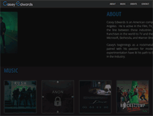 Tablet Screenshot of caseyedwardsmusic.com